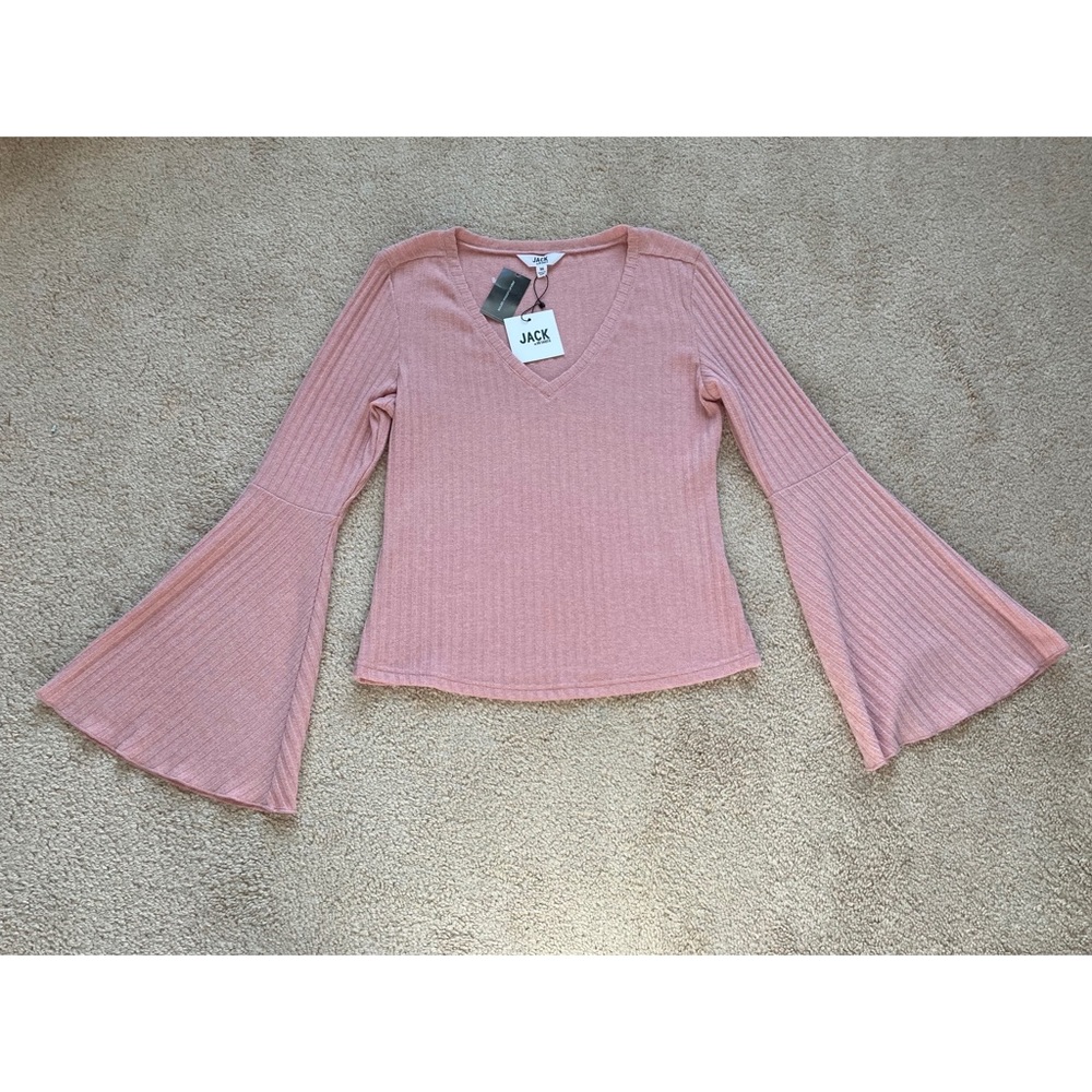 NWT Jack By BB Dakota Irish Goodbye Top in Peach Beige - Picture 2 of 10